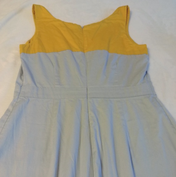 Gap grey and yellow dress - size 4 - Picture 4 of 8